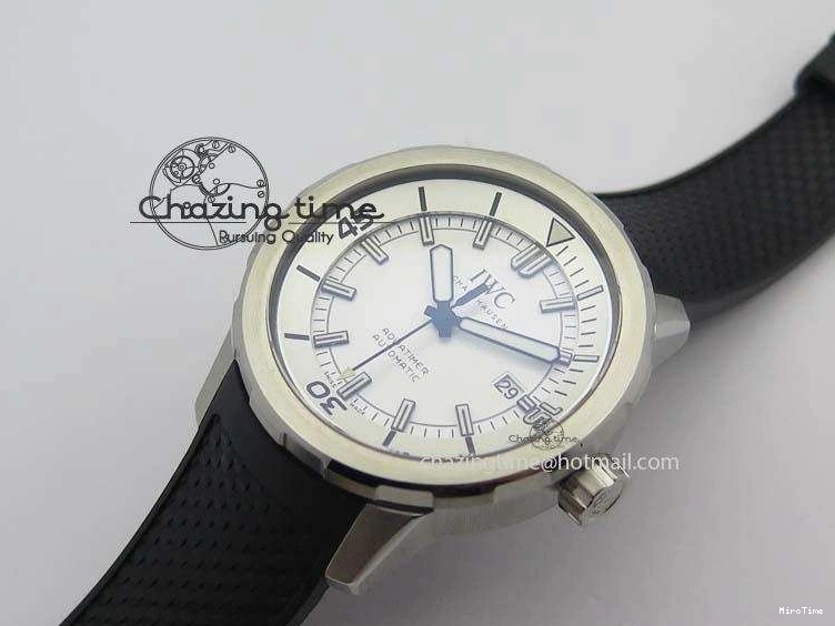 MIROTIME 0501 TechFriendly Aquatimer Automatic SS IW329003 V6F 1:1 Best Edition On Black Rubber Strap MIYOTA 7271
